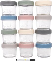 WeeSprout Glass Baby Food Storage