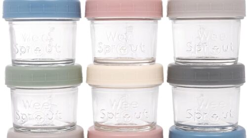 WeeSprout Glass Baby Food Storage