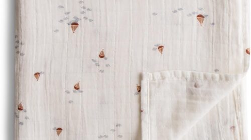 Mushie Muslin Baby Swaddle Blanket