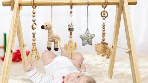 Wooden Baby Play Gym